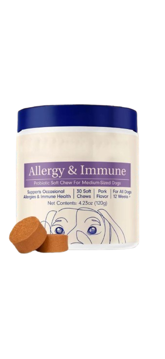 Dog probiotic chewable tablets